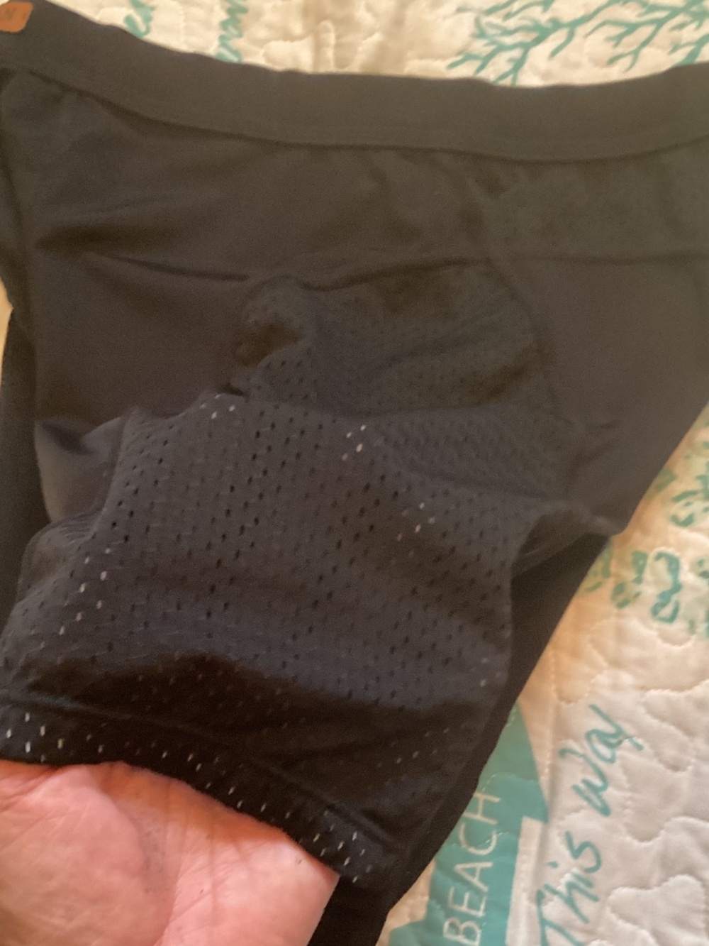 Black medium jammer , mesh sides super comfortable with support - Picture 8 of 9